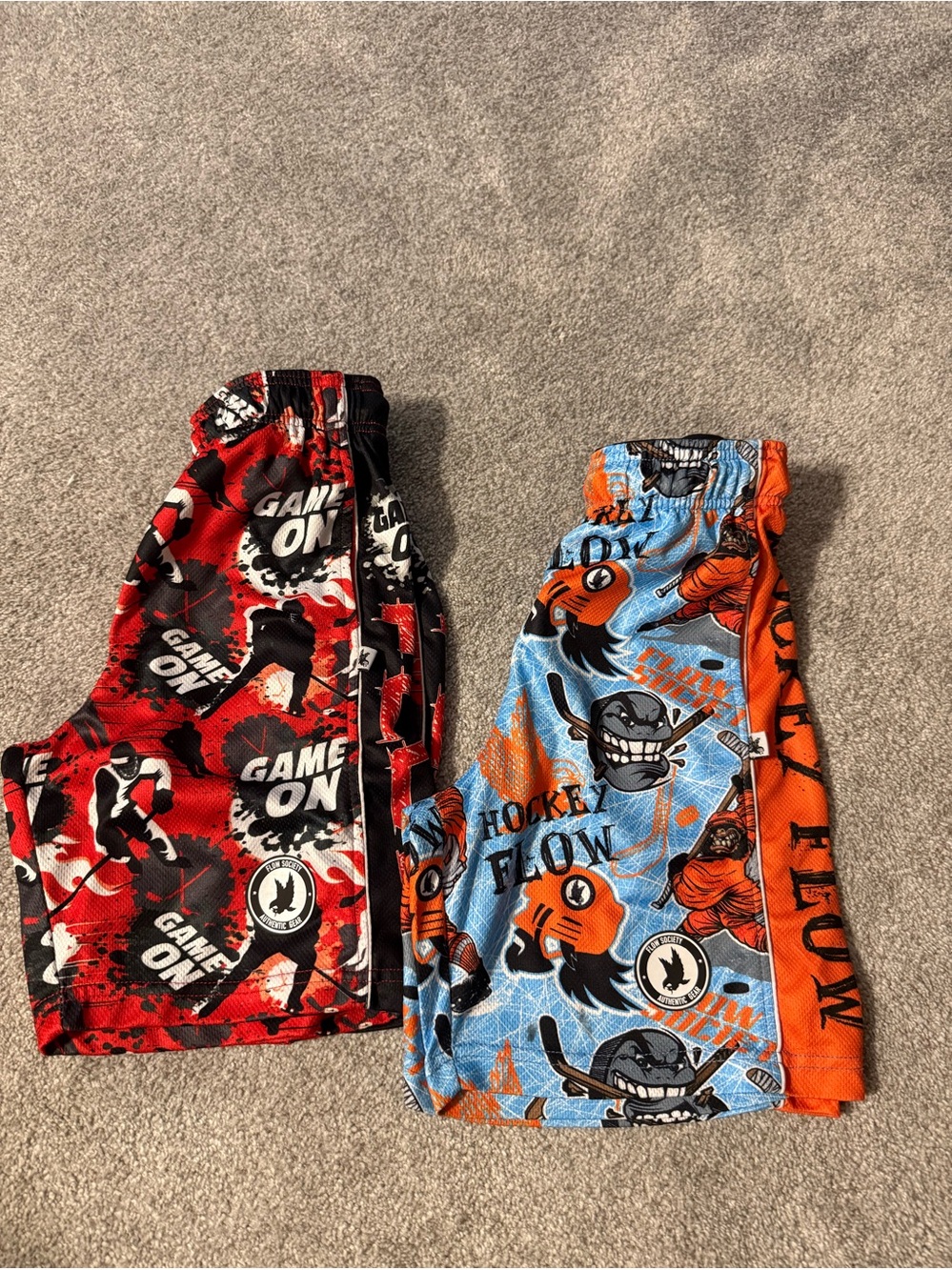 Boys' Athletic Hockey Active Shorts flow society